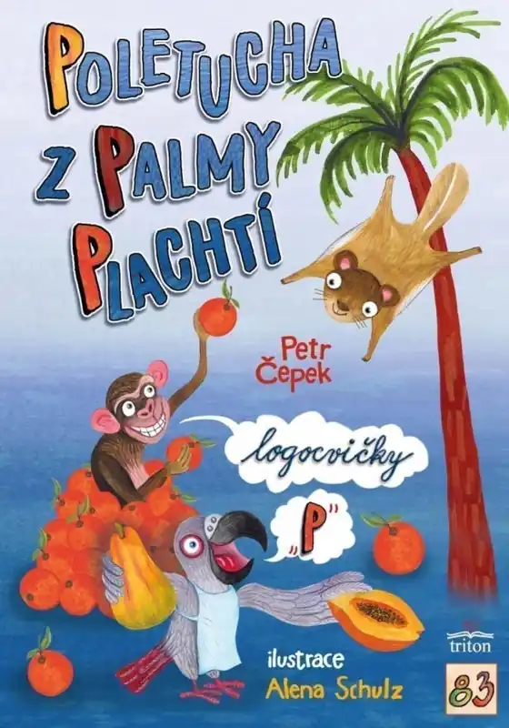 Sleva Poletucha z palmy plachtí : logocvičky "P"